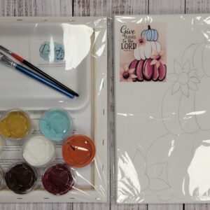 Autumn Pumpkins Paint Kit
